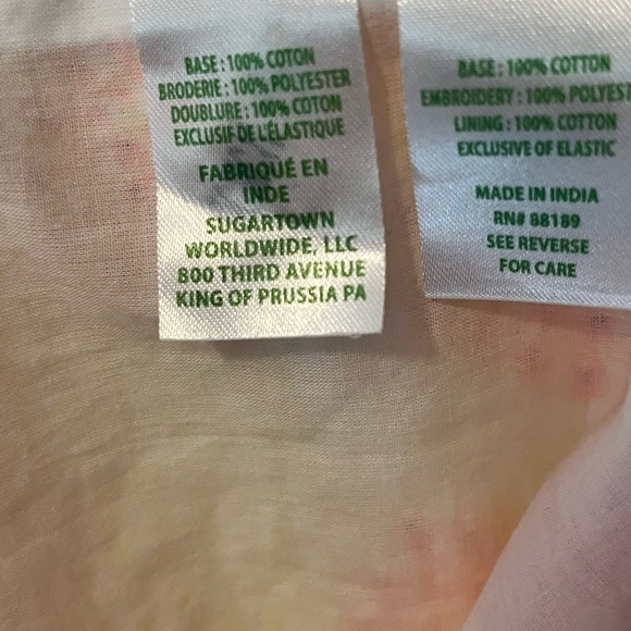 NWT - Lilly Pulitzer Sarafina Puff Short Sleeves Eyelet Mini Dress Size 6 - Picture 8 of 8